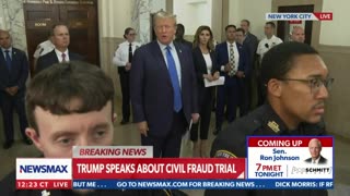 Trump's First Fraud Day Remarks In NYC Circus Court