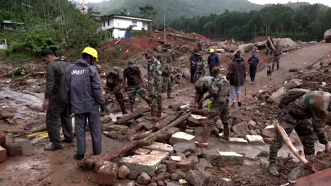 Rescue operations enter fifth day at Kerala landslides site