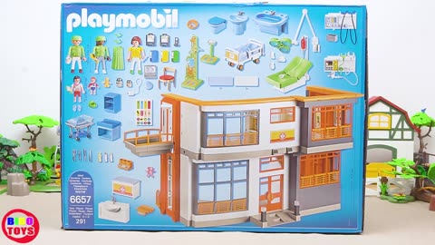 PLAYMOBIL Furnished Children's Hospital - Mountain Rescue Truck Toys