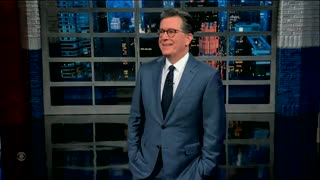 Stephen Colbert Says It's Okay To Slap Peter Doocy