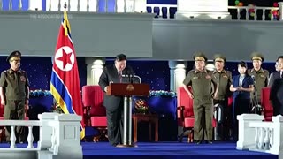 North Korea holds a ceremony to show its latest missile system