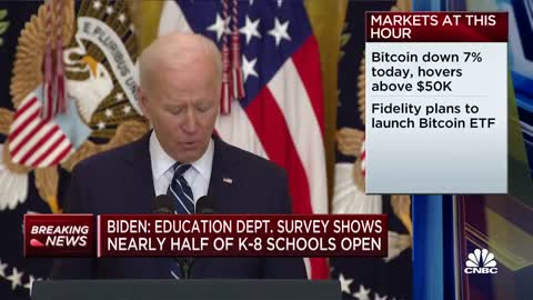 President Joe Biden holds first formal news conference since taking office