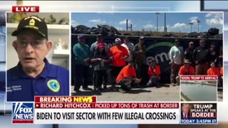 Richard Hitchcox picked up tons of trash at the border