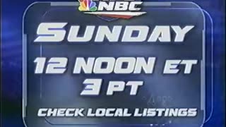 March 20, 2003 - Promo for the AFL on NBC