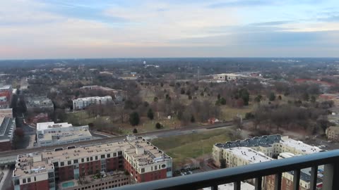 Charlotte North Carolina View from 30 Floors Above Ground Level