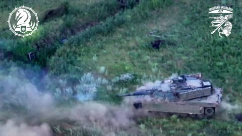 Ukrainian Abrams Tank Makes an Appearance at the Front Lines for the First Time in Months