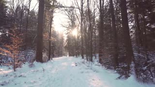 Relaxing Hymns and Scenes of winter