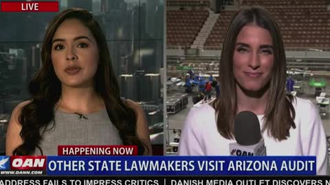 OAN Reporter Christina Bobb Announces Pennsylvania Sent Delegation to AZ Today