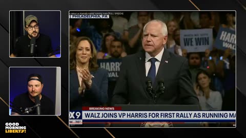 Walz Lies & Gaslights in First Major Speech as VP Candidate