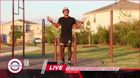 LIVE Calisthenics Workout! Intense HIIT For Thick Back Pulls Ups And Strong Chest Dips