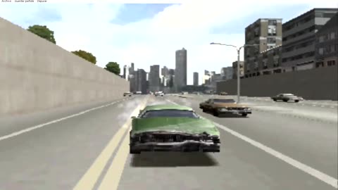 High speed chase of a 1976 Mercury Monarch in Chicago in Driver 2 - part 7