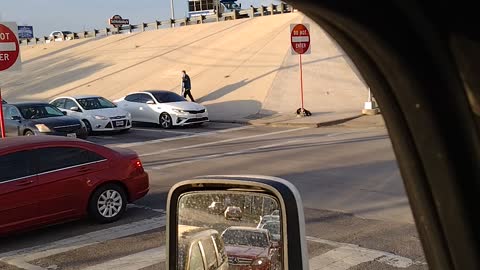 Mayor of Dallas Eric Johnson protected bridge Tennant's harassing drivers
