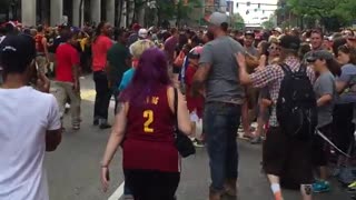 Cavs Fan Eats Police Horse Poop During Championship Parade