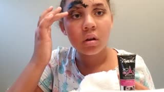 Charcoal Face Mask Leads to Lost Eyebrow