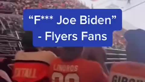 "F*ck Joe Biden" at a hockey game