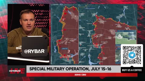 ❗️🇷🇺🇺🇦🎞 RYBAR HIGHLIGHTS OF THE RUSSIAN MILITARY OPERATION IN UKRAINE ON July 15-16, 2024