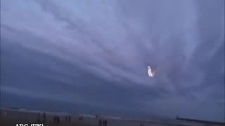 Incredible UFOs Burn Over Russia 2011