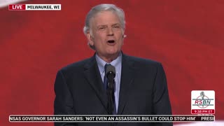 WATCH: Franklin Graham at 2024 RNC in Milwaukee, WI - 7/18/2024