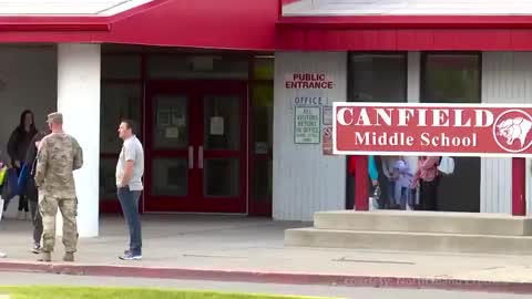 Canfield Middle School Idaho National Guard