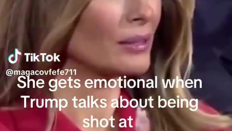 "Melania's Tears Reveal Deep Love for Trump During His Assassination Attempt Speech"