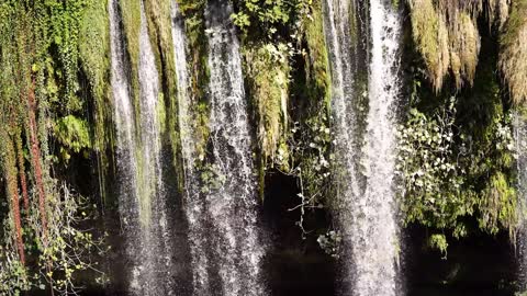 Beautiful waterfall with relaxing music