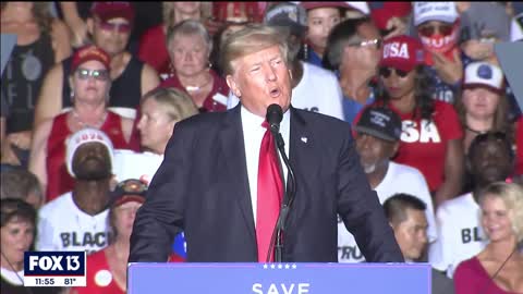 Trump rally draws thousands to Sarasota( Latest News )