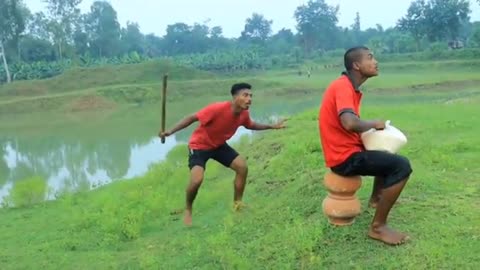 Must Watch New Funniest Comedy Video 2021 Amazing Funny Video 2021 Episode 1 @ water
