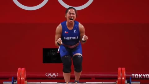 Hidilyn Diaz Olympic Gold Medalist 2021 1stGold in the Philippines 2020 Tokyo Olympics-WeigthLifting
