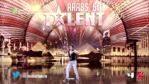 Talented body popping dancer on Arab's Got Talent(1)