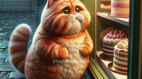 Cat With Cake