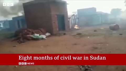 Eight months of civil war in Sudan | BBC News