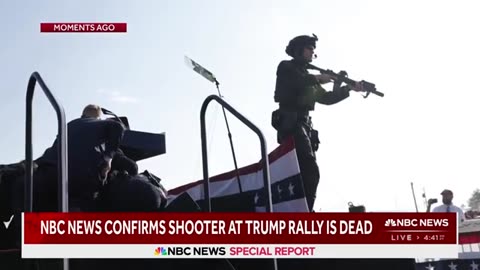 BREAKING Shooter at Trump rally is confirmed dead and one spectator is dead