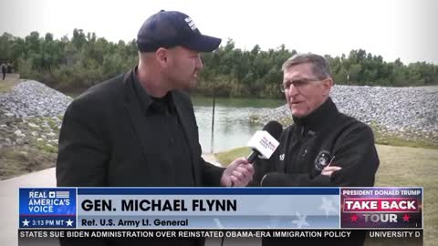 General Flynn Opines on Biden's Open Border Policies