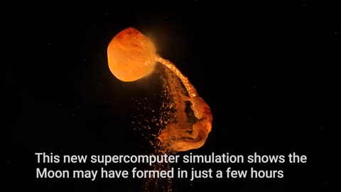 New Super Computer Simulation Sheds Light on moon's Origin