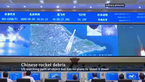 Chinese rocket to come crashing down to Earth at unknown location - BBC News