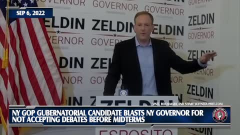 GOP Gubernatorial Candidate Slams NY Governor For Ducking Debates