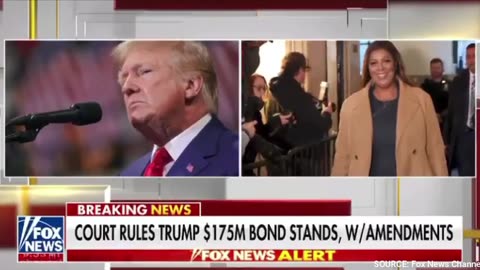WATCH: Trump Lands Victory In Letitia James Case Amid $175M Bond Fight