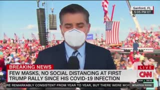 Crowd Chants "CNN Sucks" As Acosta Is On Air