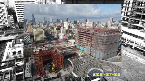 Kaohsiung Station 高雄車站 under construction [episode 10] 🇹🇼 (2021-08) {aerial}
