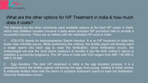 Select us for the best IVF treatment in India!