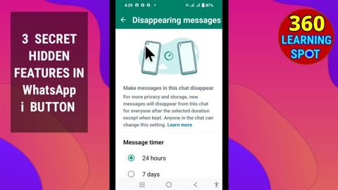 3 Secret Hidden Features in WhatsApp i Button |WhatsApp Secret Chat |WhatsApp i Button Trick