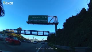 Dangerous Driving on San Francisco Freeway