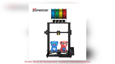 ☑️ ZONESTAR 4(3) Extruders Large Size 4(3)-IN-1-OUT Mixing Color High Precision Resolution