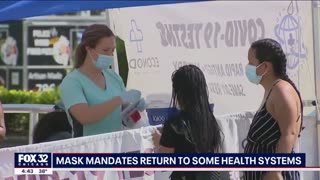 Mask Mandates Coming Back To Some 'Health' Systems