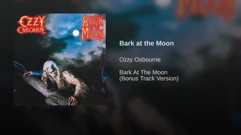 OZZY-Bark At The Moon (single)