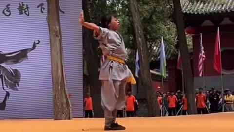 Kid's Kung Fu Exhibition Competition