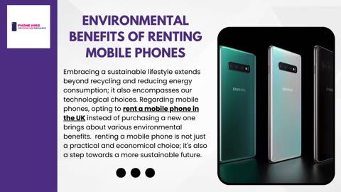 Environmental Benefits of Renting Mobile Phones