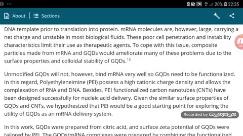 Graphene Quantum Dots As MRNA Delivery System & Cell Death [mirrored]