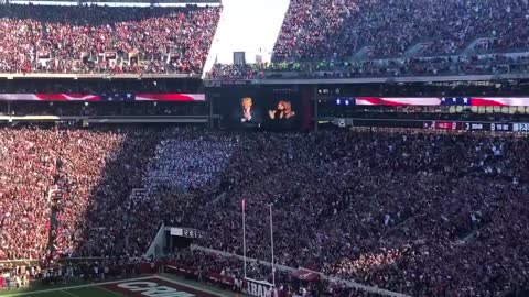President Trump Greeted by Loud Cheers at Bama-LSU Game [WATCH] 3