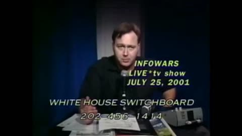 Alex Jones July 2001 predicted they would do a false flag terrorist attack and blow up the WTC
